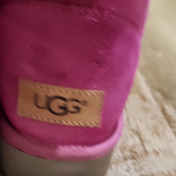 Pink UGG Shearling Boots - Picture 4 of 11